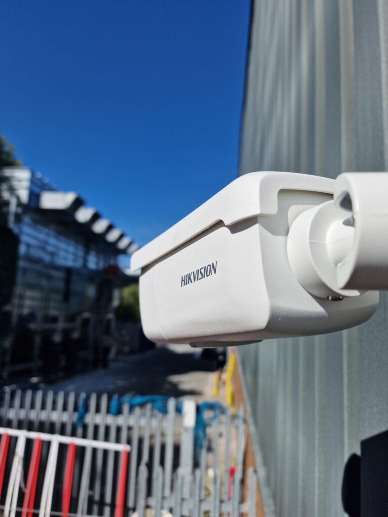 A close up photo of a hikvision camera installaed by Rydertech Ltd A close up photo of a hikvision camera installaed by Rydertech Ltd